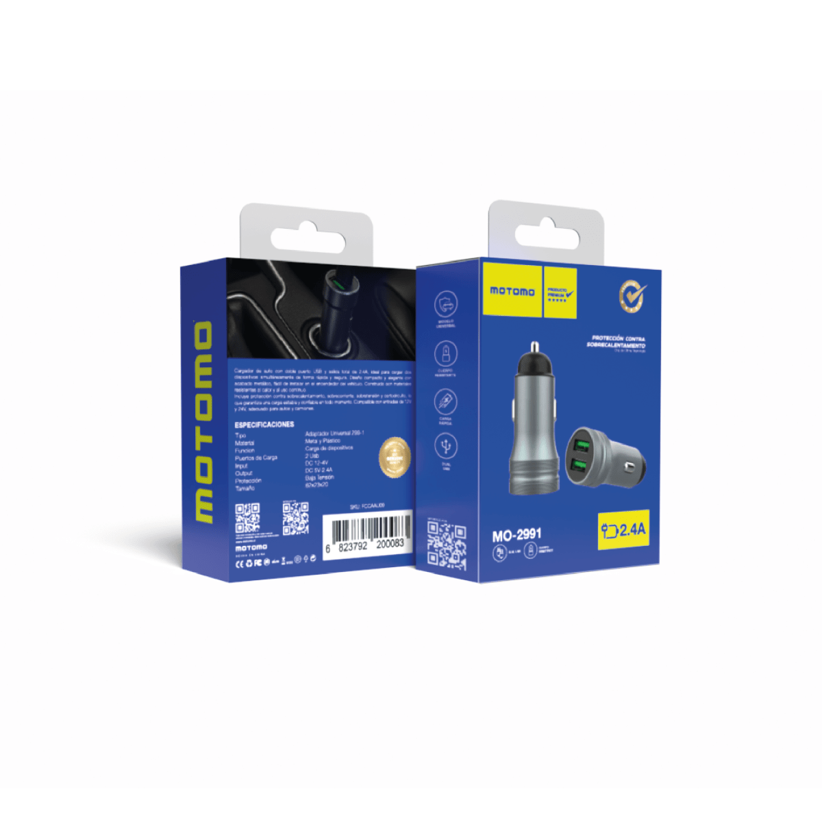 Cargador de Auto 299-1 ABS 2.4A3