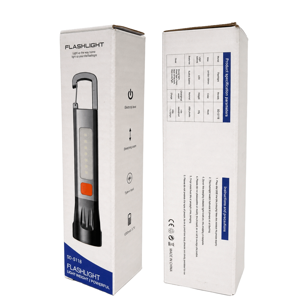 Linterna LED Recargable Carga USB Tipo C Camping6