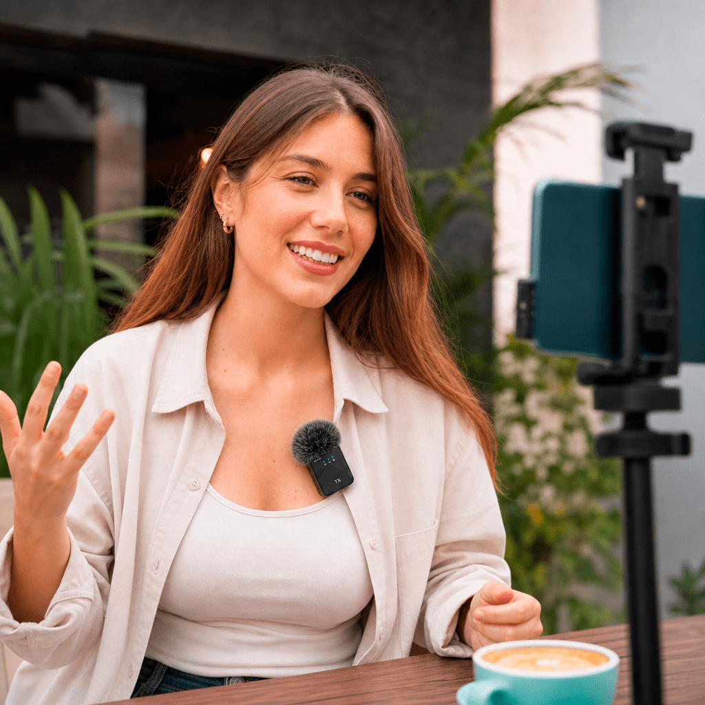 Micrófono Inalámbrico De Solapa Lavalier Tipo C  y Iphone4