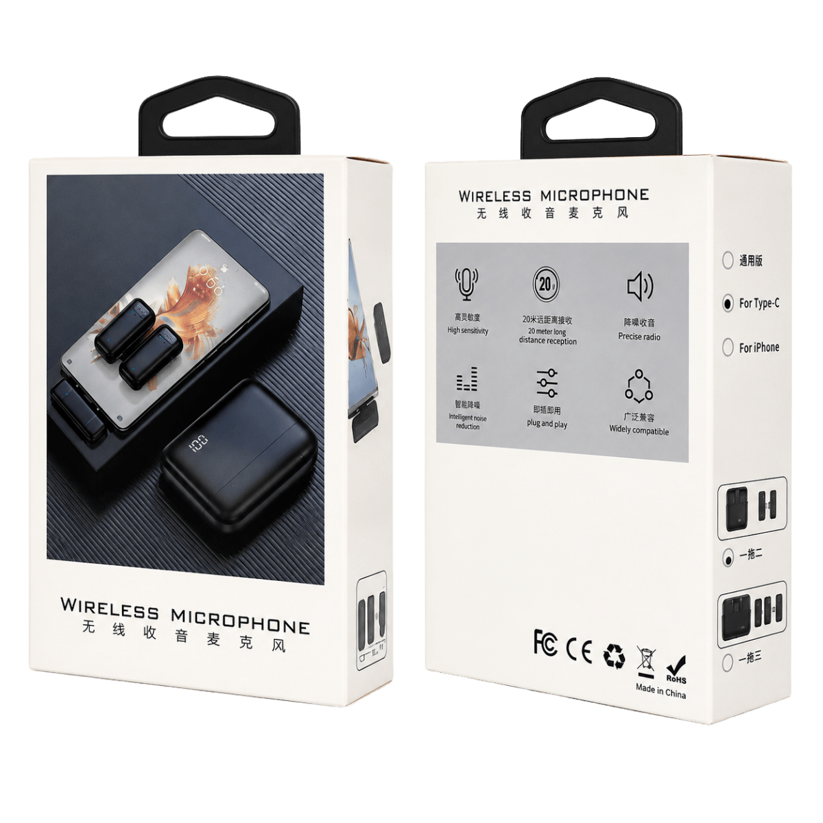 Micrófono Inalámbrico K6 Type-C con Reducción de Ruido5