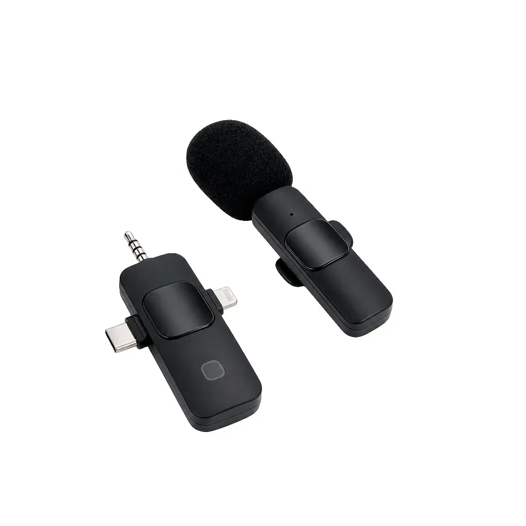 Micrófono Inalámbrico De Solapa Lavalier Doble USB-C V.92