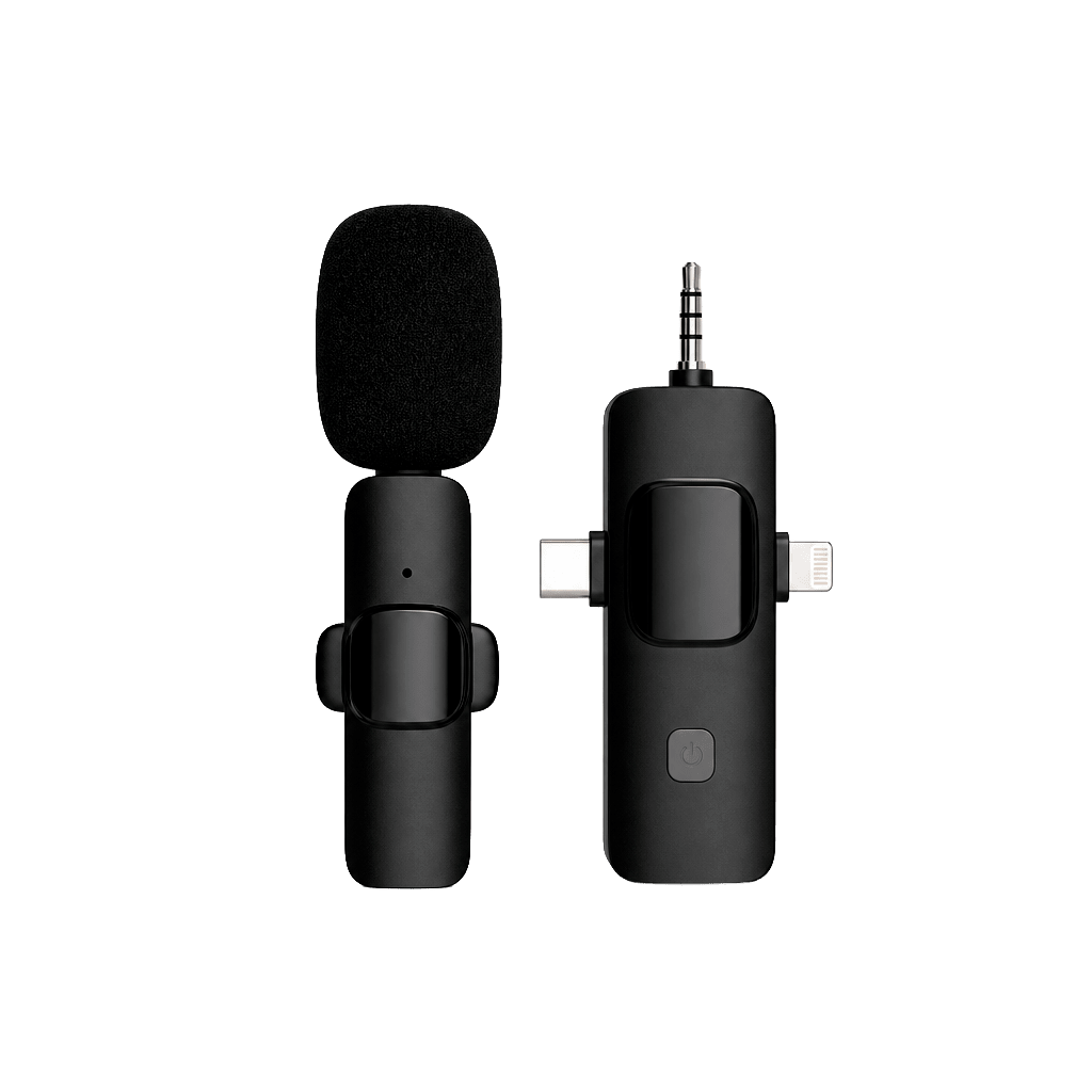 Micrófono Inalámbrico Motomo K151 Lavalier 3 En 1 20m1