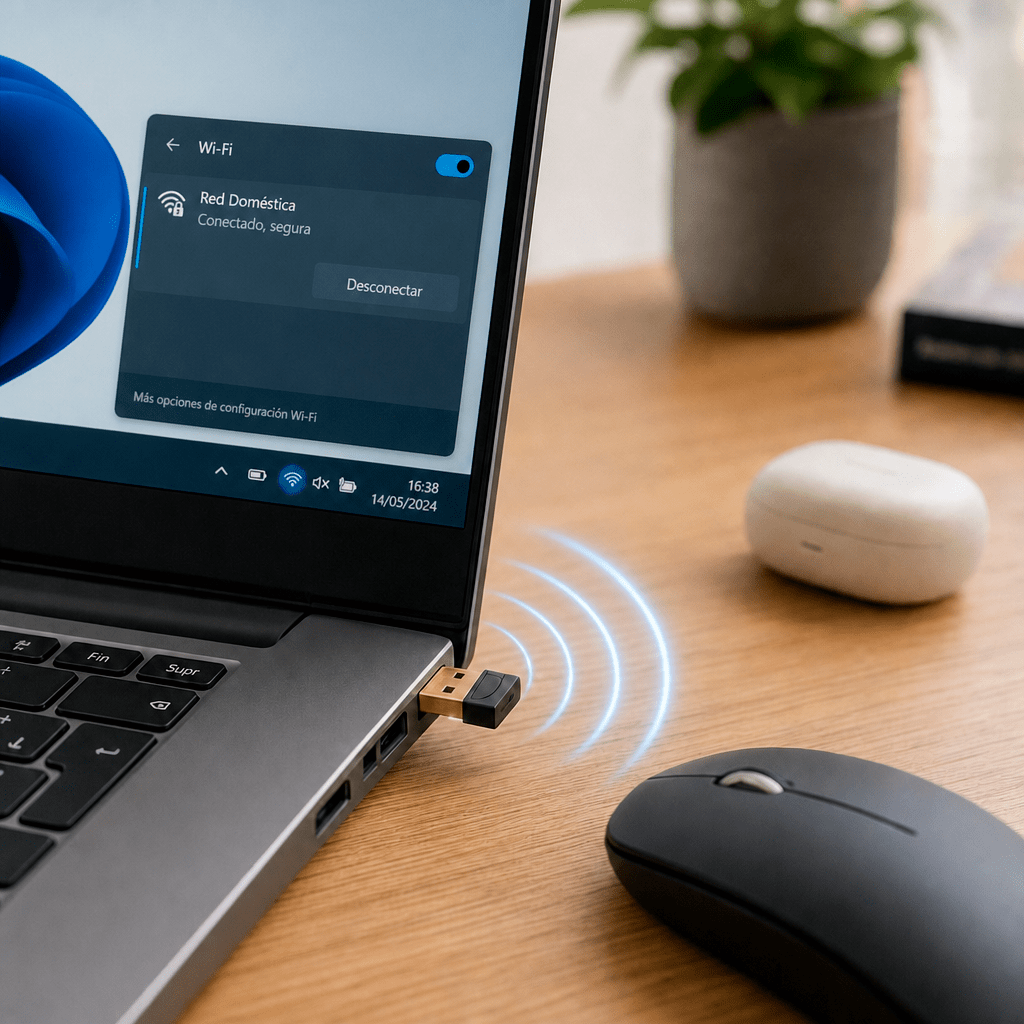 Adaptador MO-WIFI Red Inalámbrico USB4