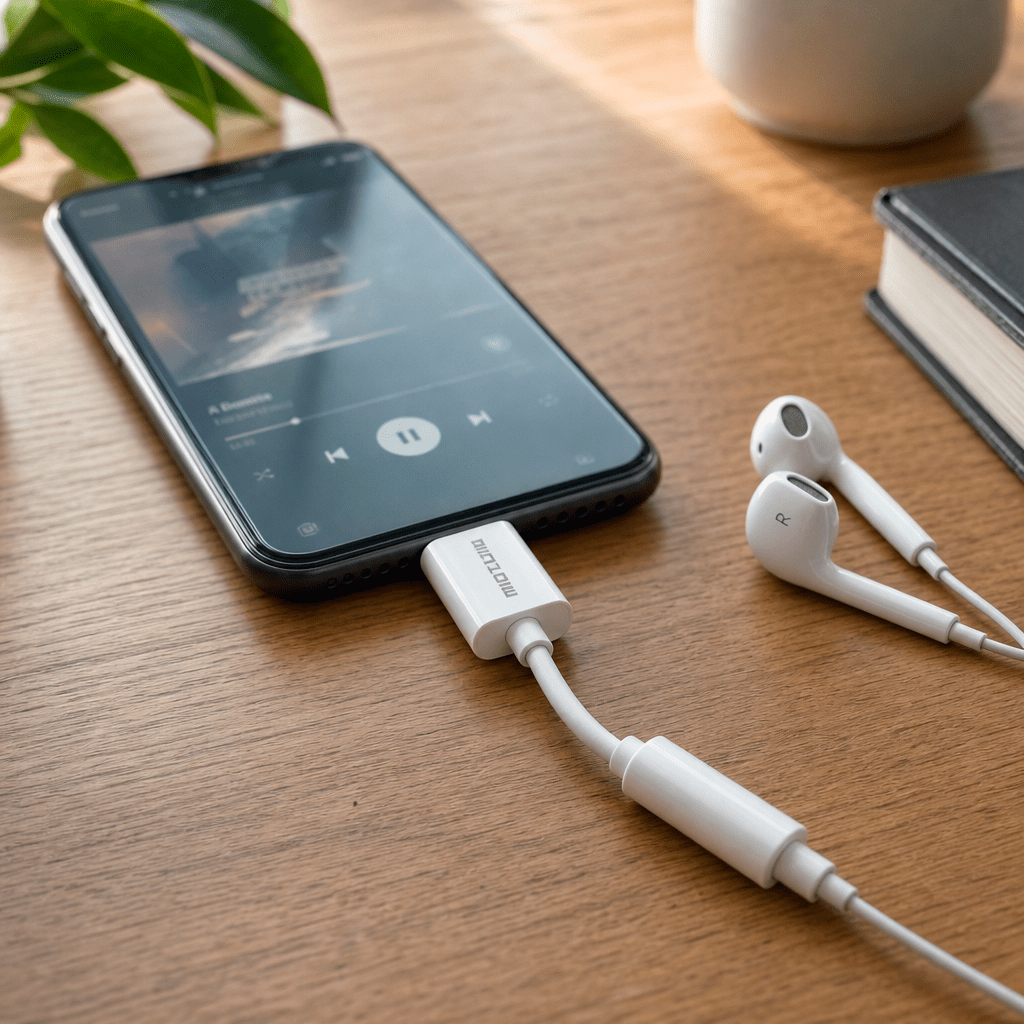 Adaptador MO-AUXC Tipo C a Jack 3.5mm3