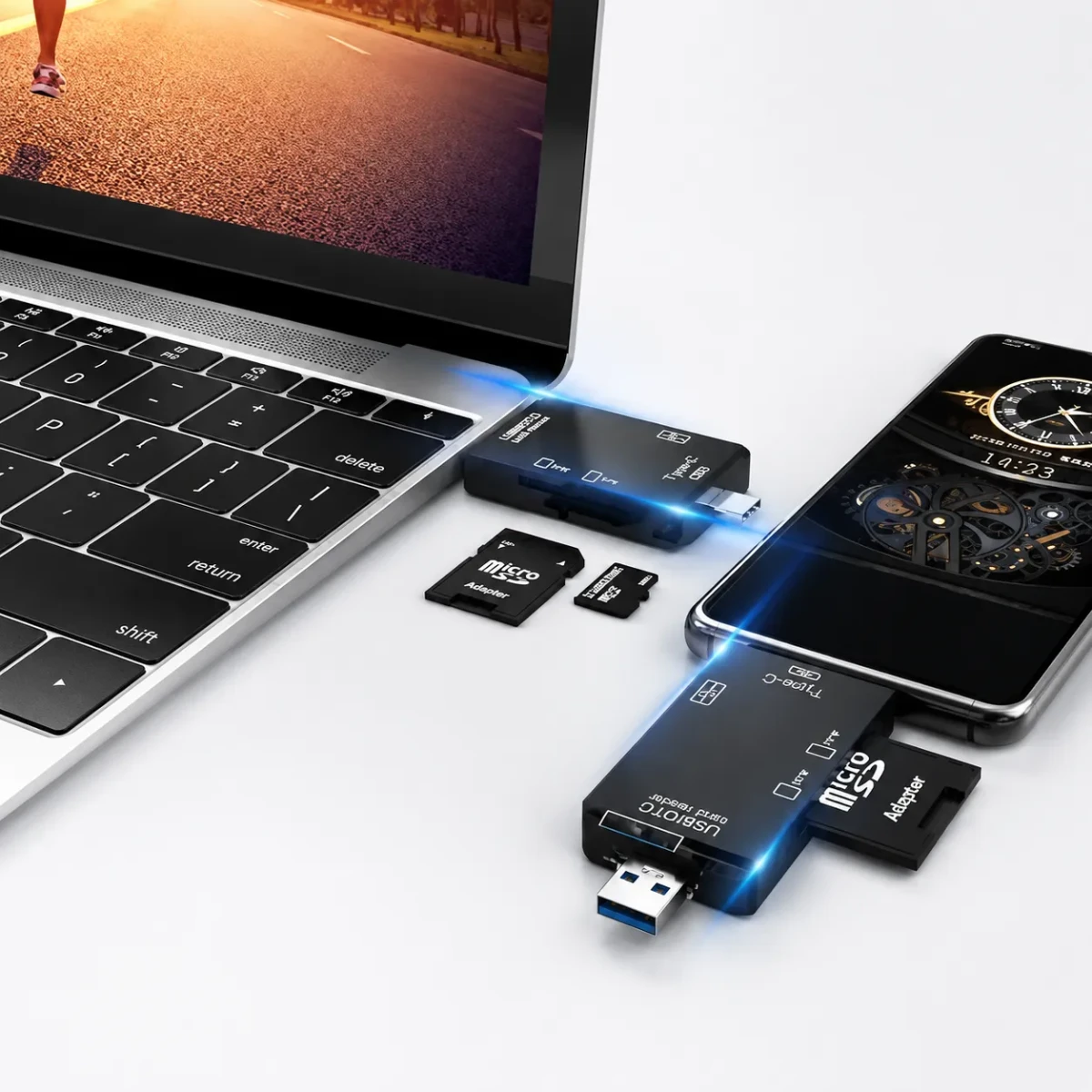 OTG Adaptador OTG Tipo C a USB Plata7