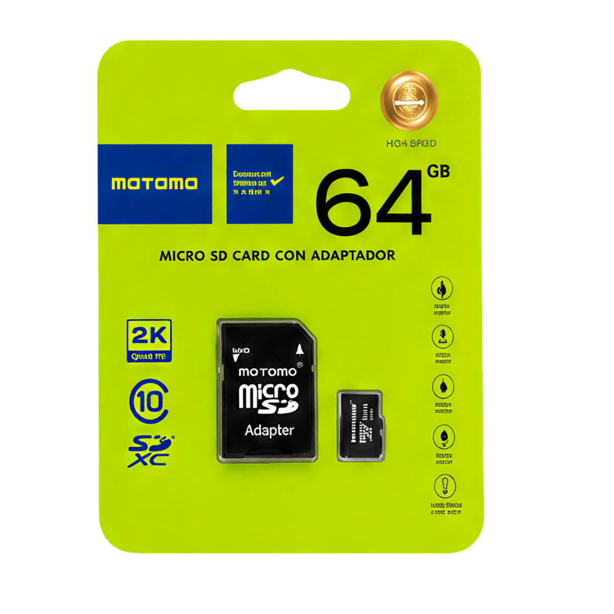 Memorias Motomo Micro SD Clase 10 8GB19