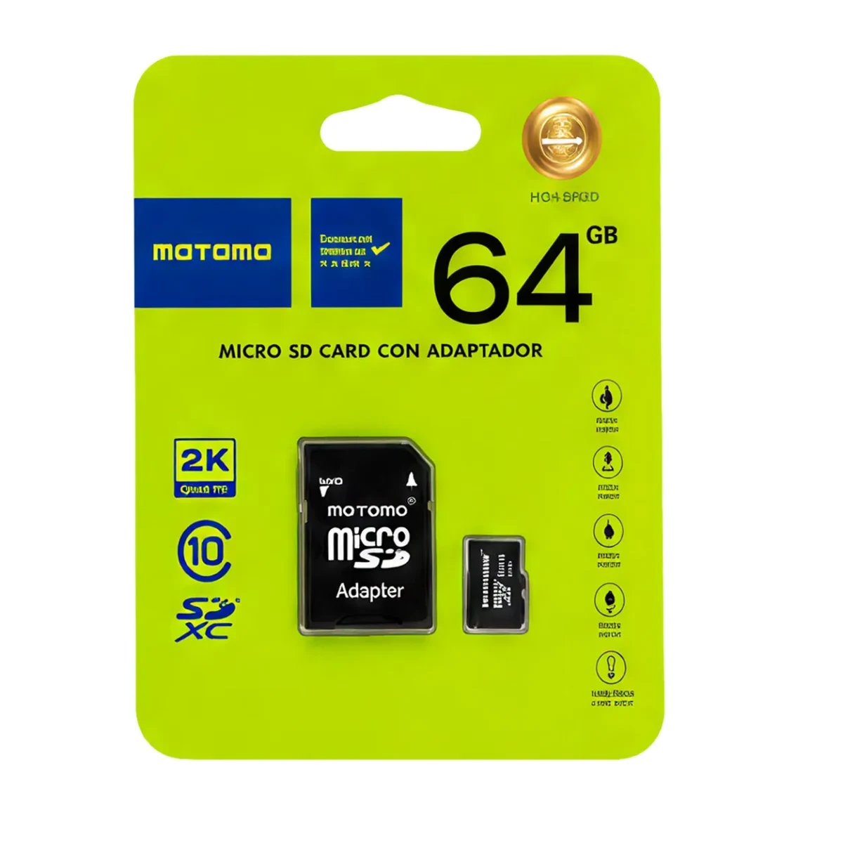 Memoria Micro SD Motomo Micro SD Clase 10 256GB12