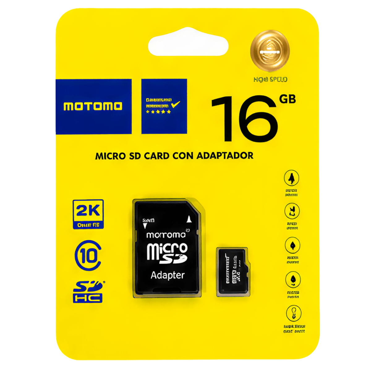 Memoria Motomo Micro SD Clase 10 16GB2