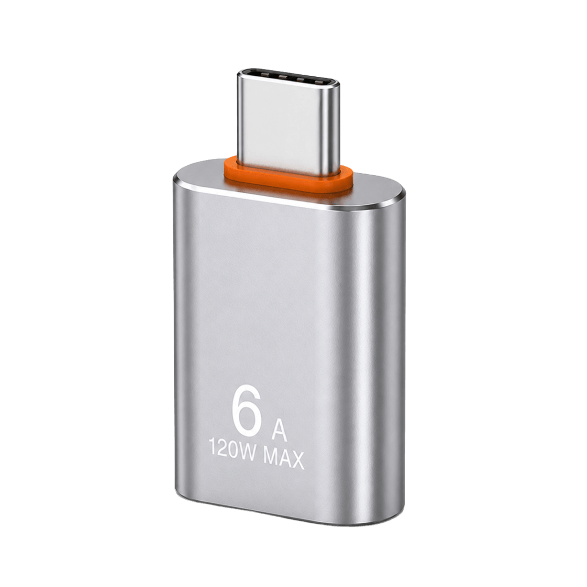 Adaptador OTG USB a Tipo C Plata3