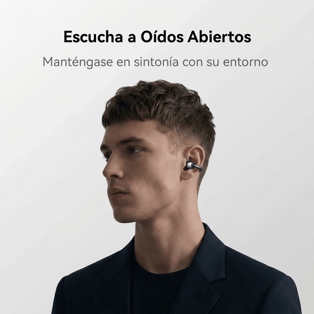 Audífono Bluetooth Inalámbrico Motomo MO-L0245 Negro 60h4