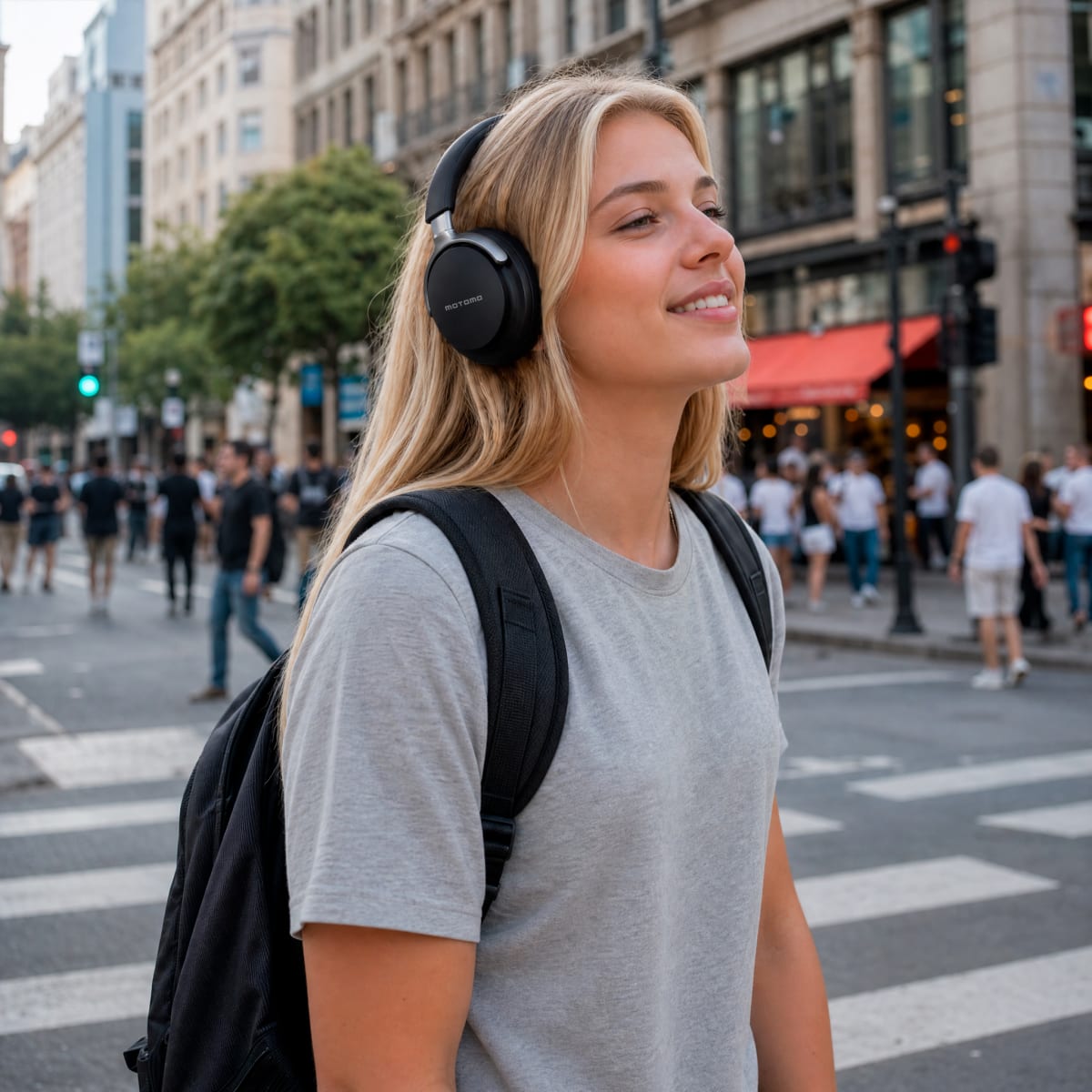 Audífono Bluetooth Inalámbrico MO-L055 ANC Negro4