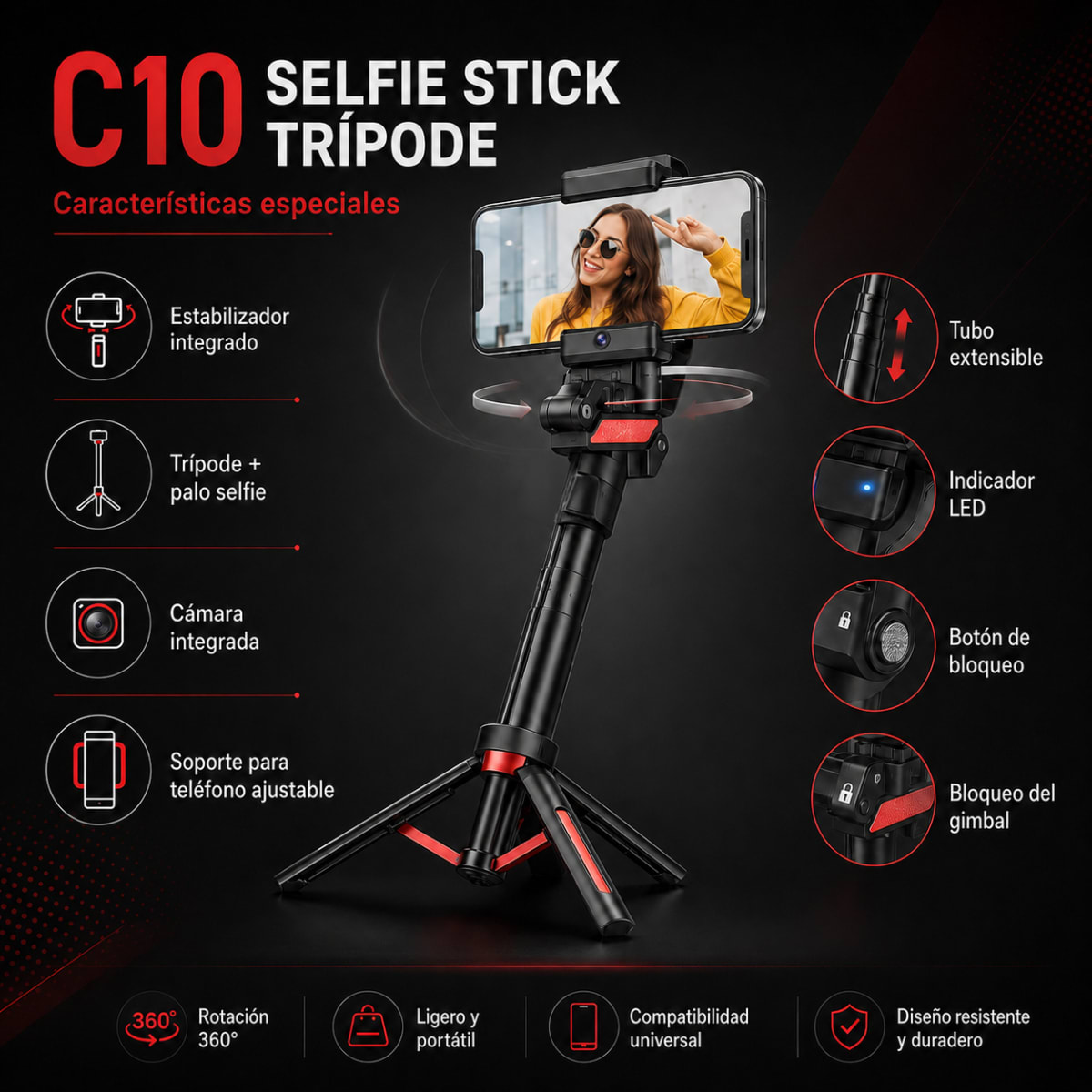 Baston Selfie IA C104
