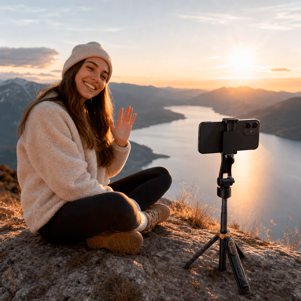 Trípode Selfie Ia Motomo Jc-30 Seguimiento Facial 360°5