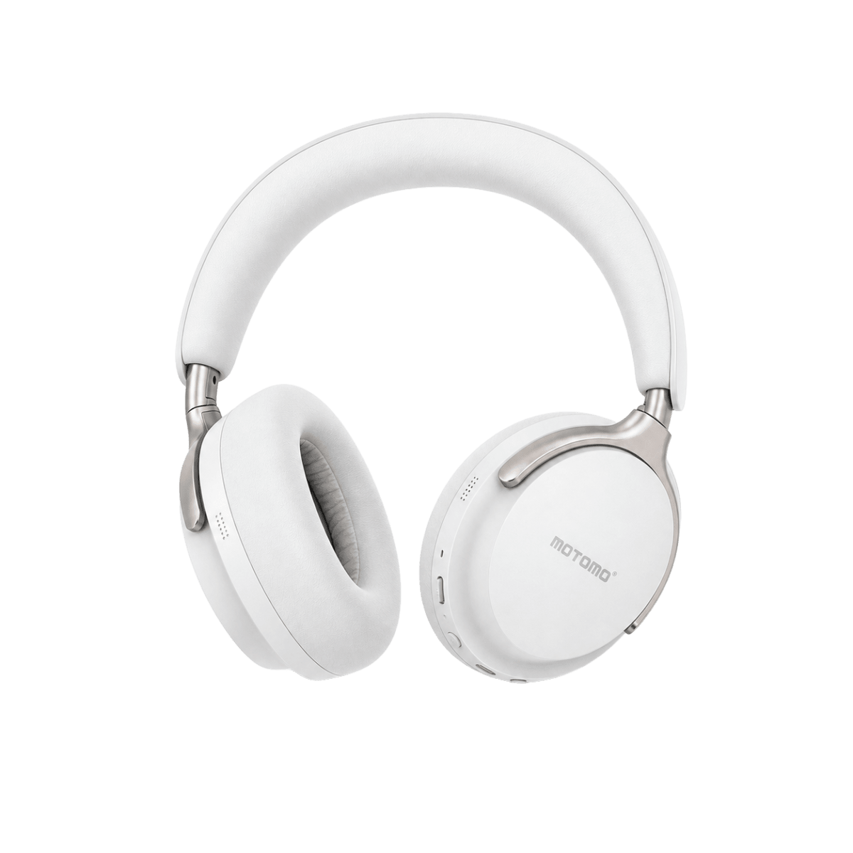 Audífonos Inalámbricos Motomo Anc Bluetooth 45h Blanco Con Micrófono Blanco2