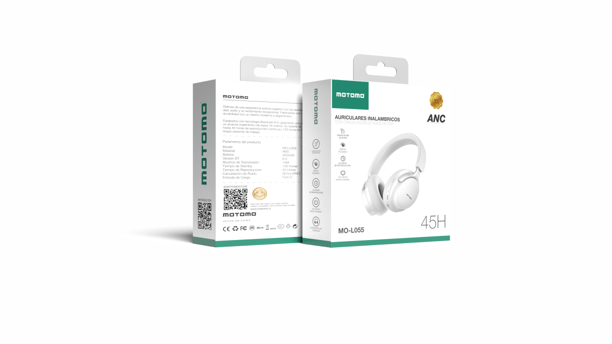 Audífono Bluetooth Inalámbrico MO-L055 ANC3