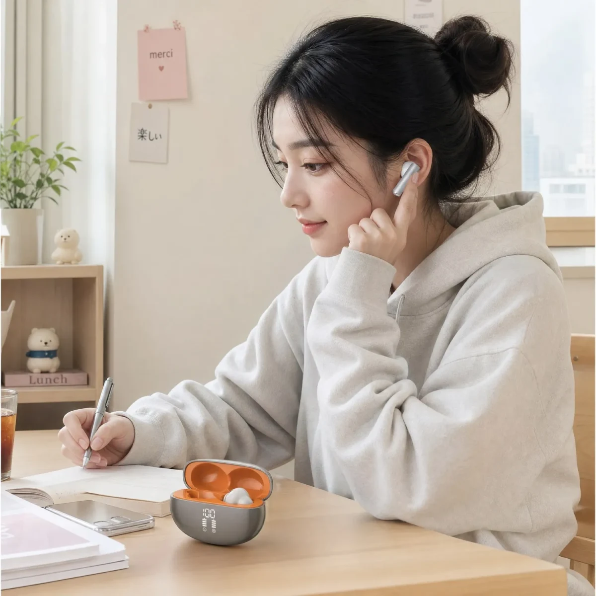 Earpods Inalámbricos MO-OVAL Blanco5