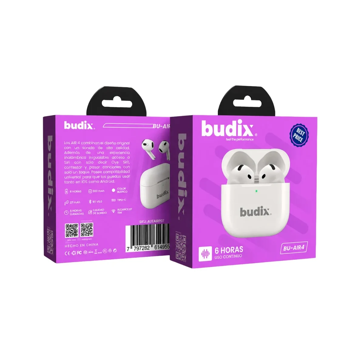 Earpods BUDIX AIR 45