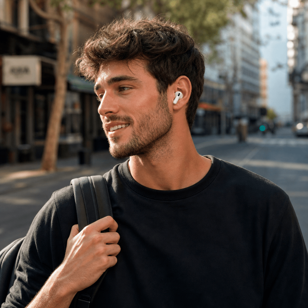 Audífono Inalámbrico Air Pro 2 BT 5.0 Blanco4