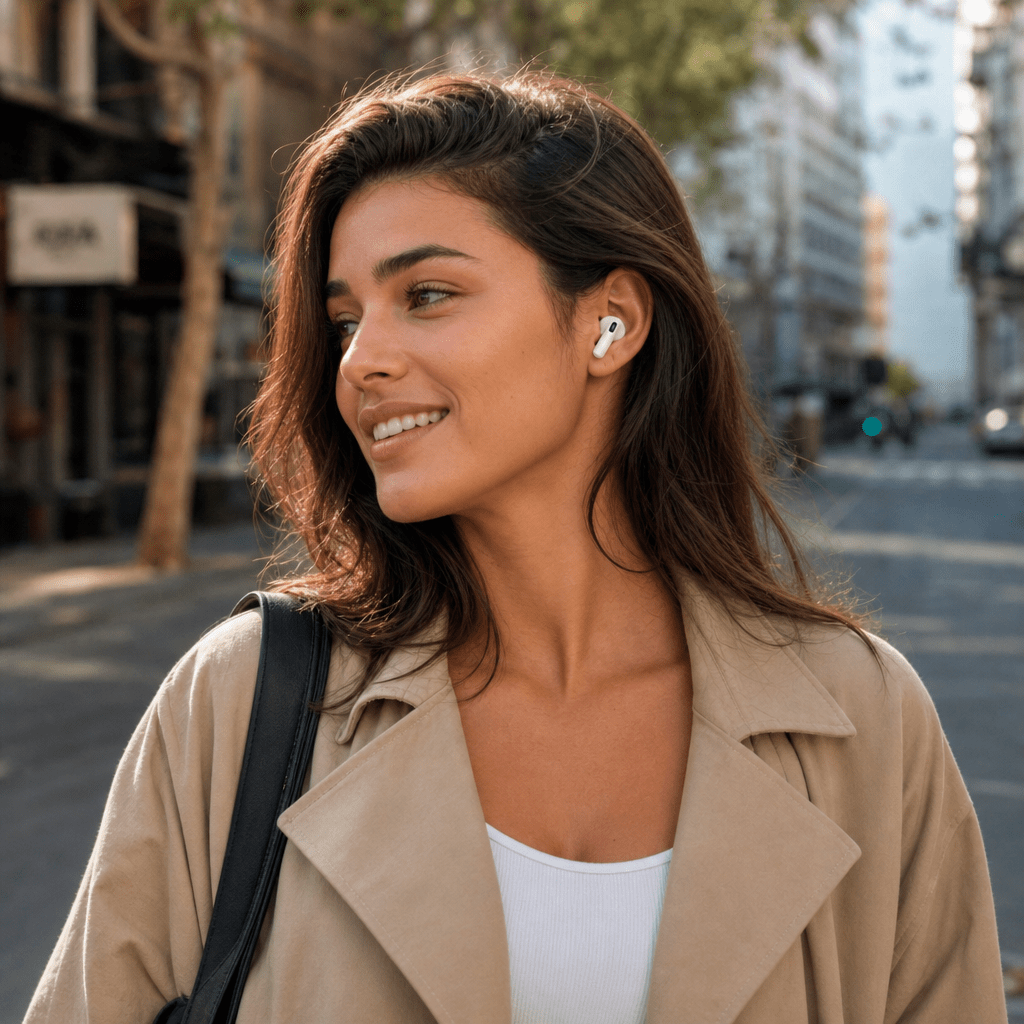 Audífono Air Pro Bluetooth 5.0 Carga Inalámbrica 6HRS4