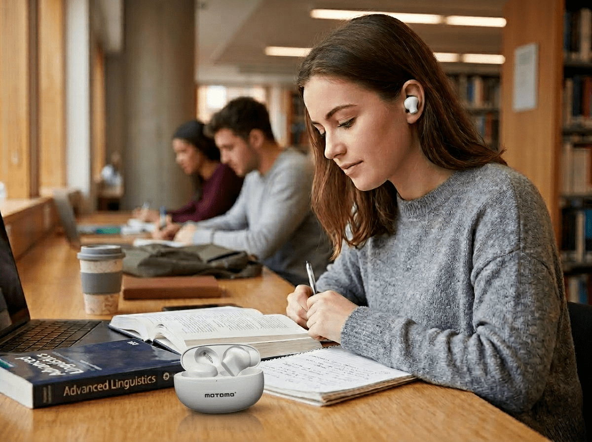 Earpods Motomo Micro Buds Blanco5