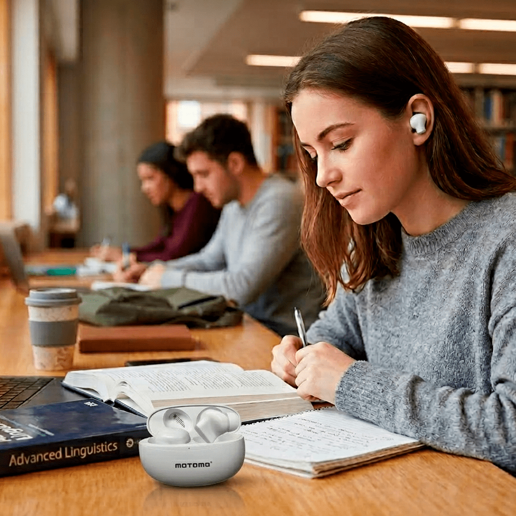 Earpods Motomo Micro Buds Blanco4