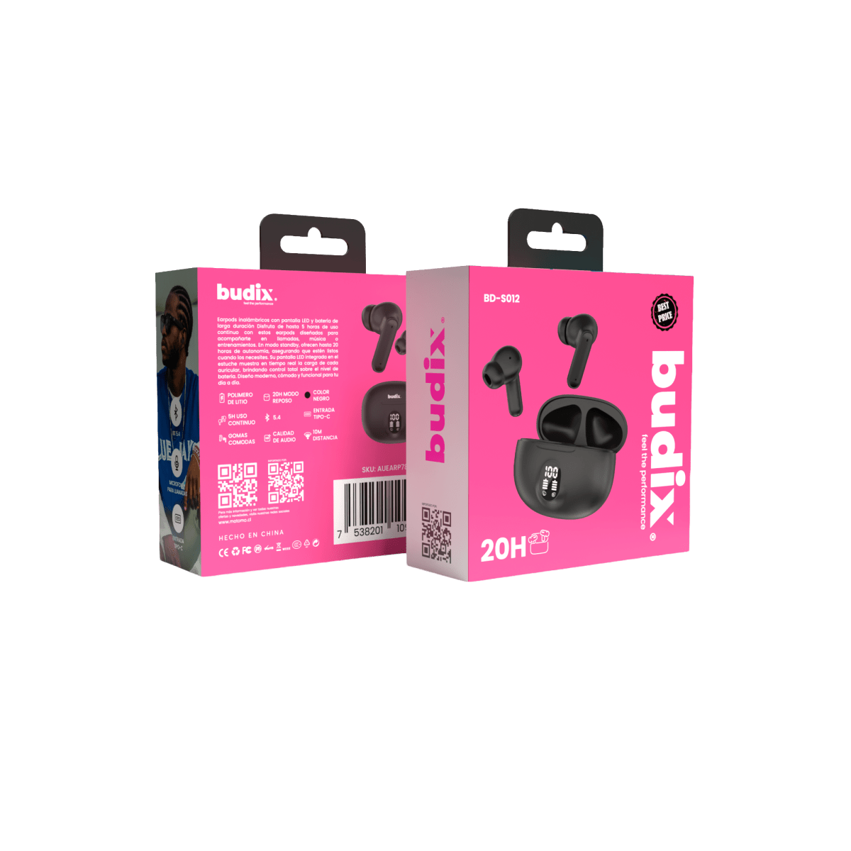 Audífonos Inalámbricos Budix BD-0126