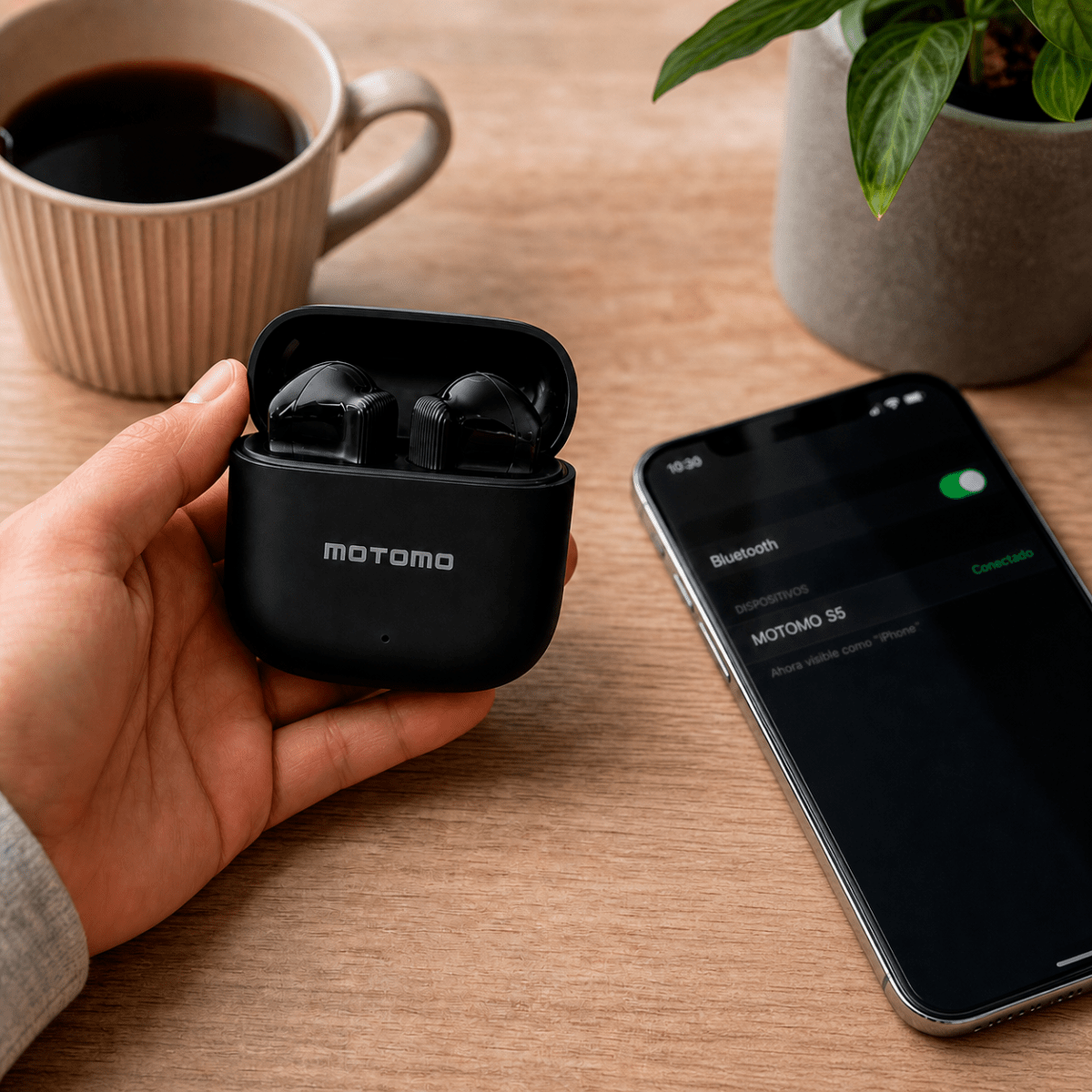 Audífonos Inalámbricos Mo-g017 5h Bt 6.0 Negro5