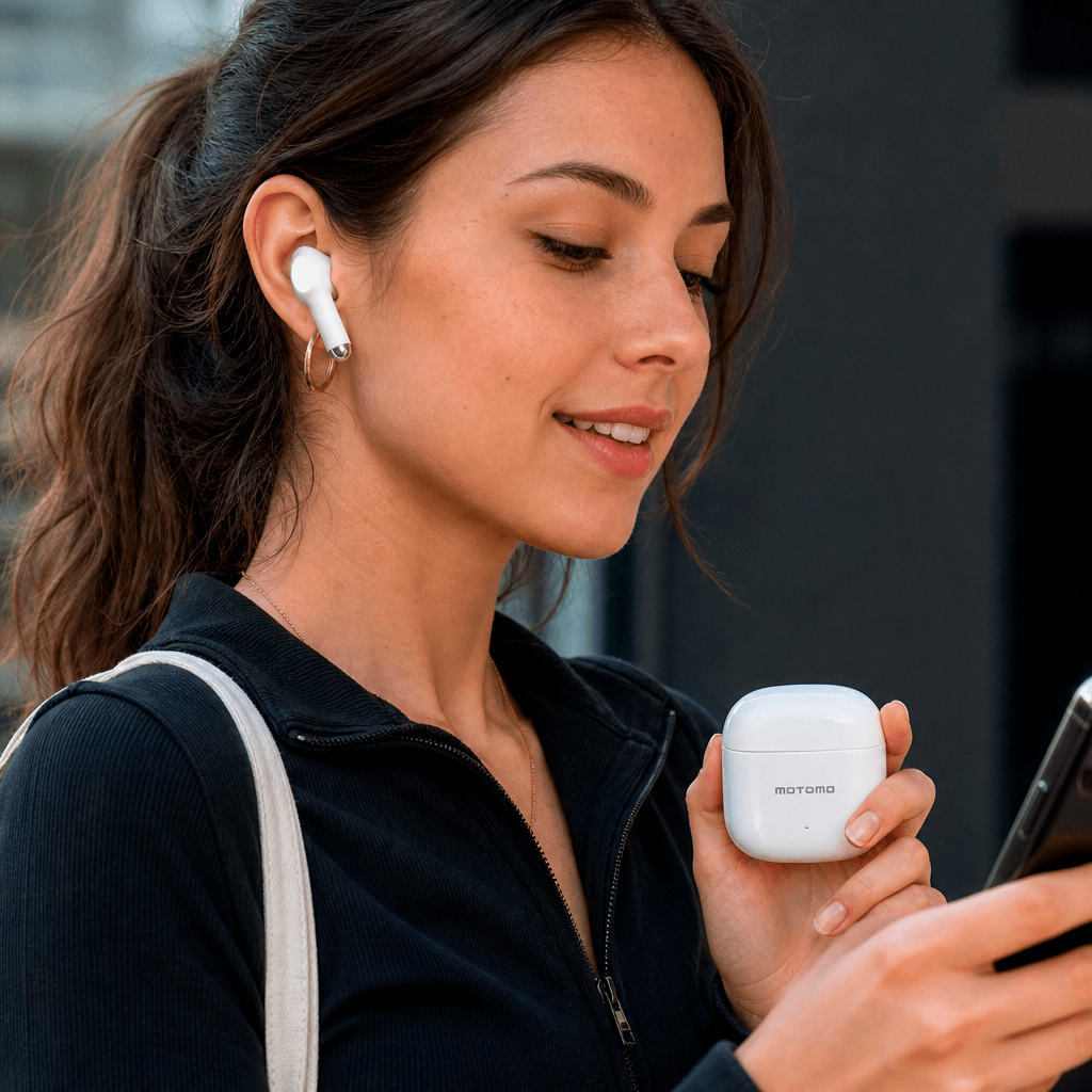 Audífonos Inalámbricos Mo-g017 5h Bt 6.0 Blanco4