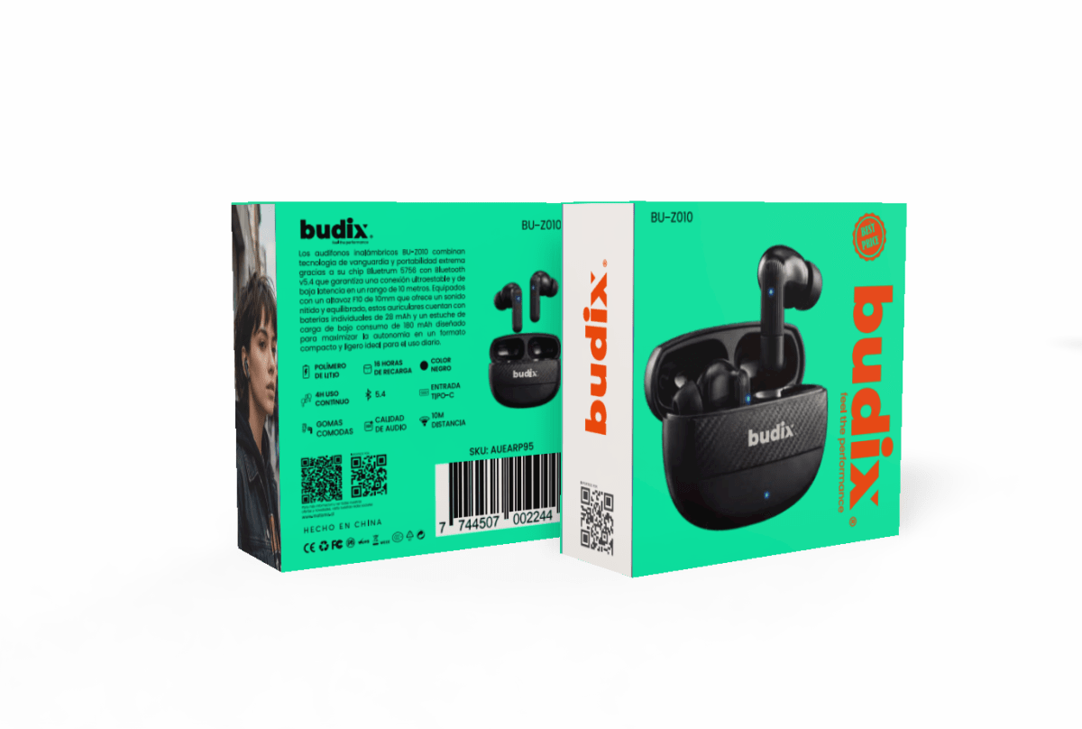 Audífonos Bluetooth Inalámbricos Motomo BU-Z010 Negro6