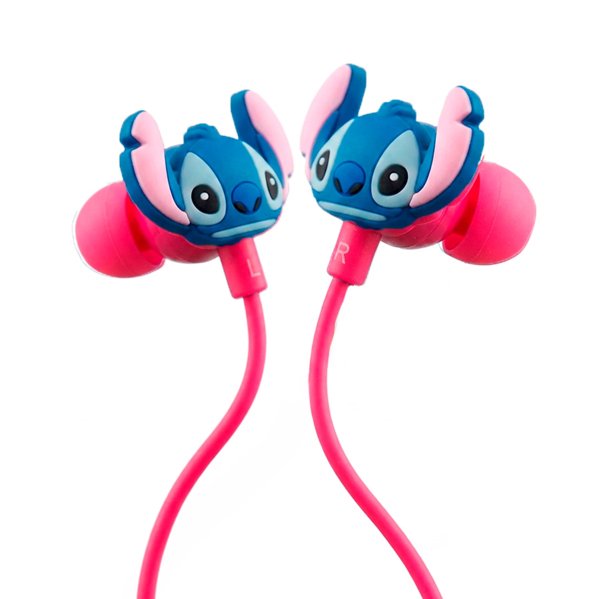 Earphone Stitch Fucsia Jack 3.5MM2