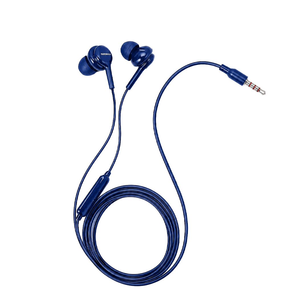 Audífonos In-ear Motomo Ph-44 Azul Control Volumen3