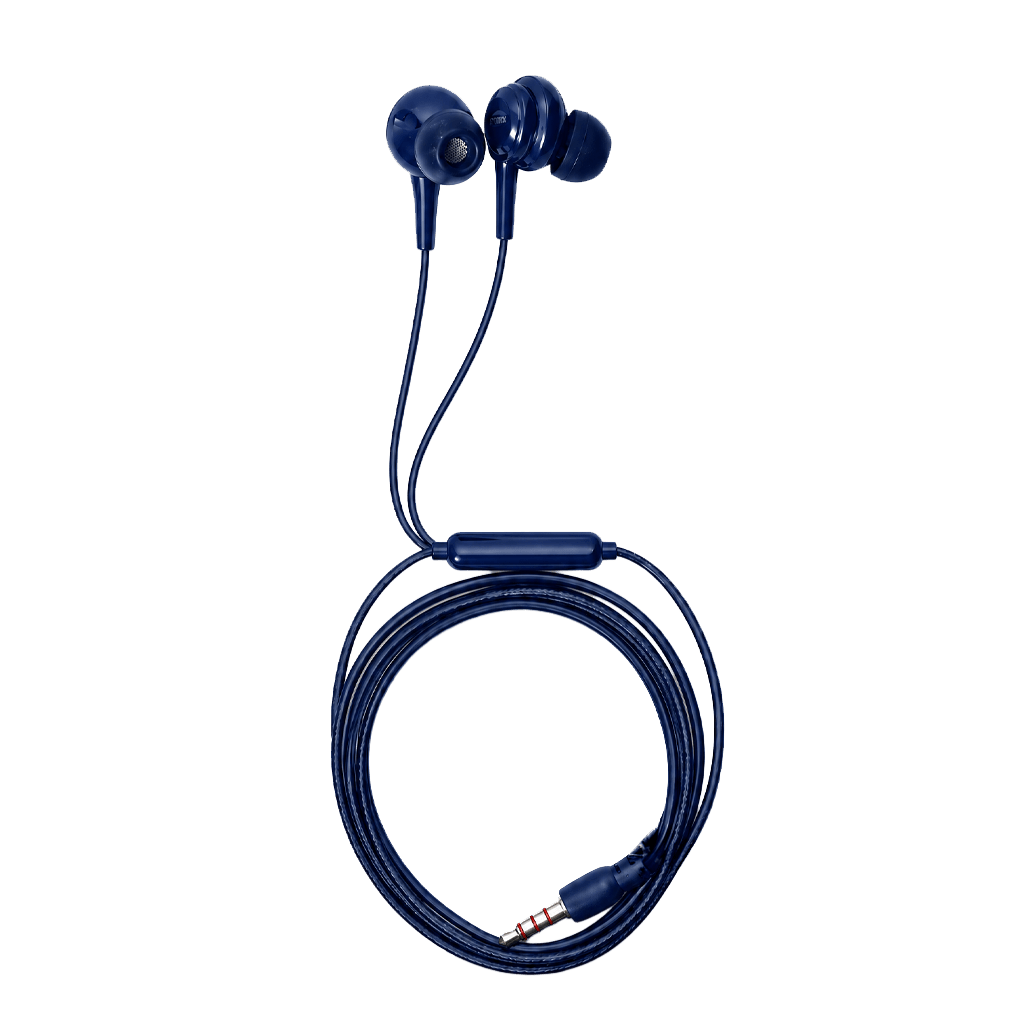 Audífonos In-ear Motomo Ph-44 Azul Control Volumen1