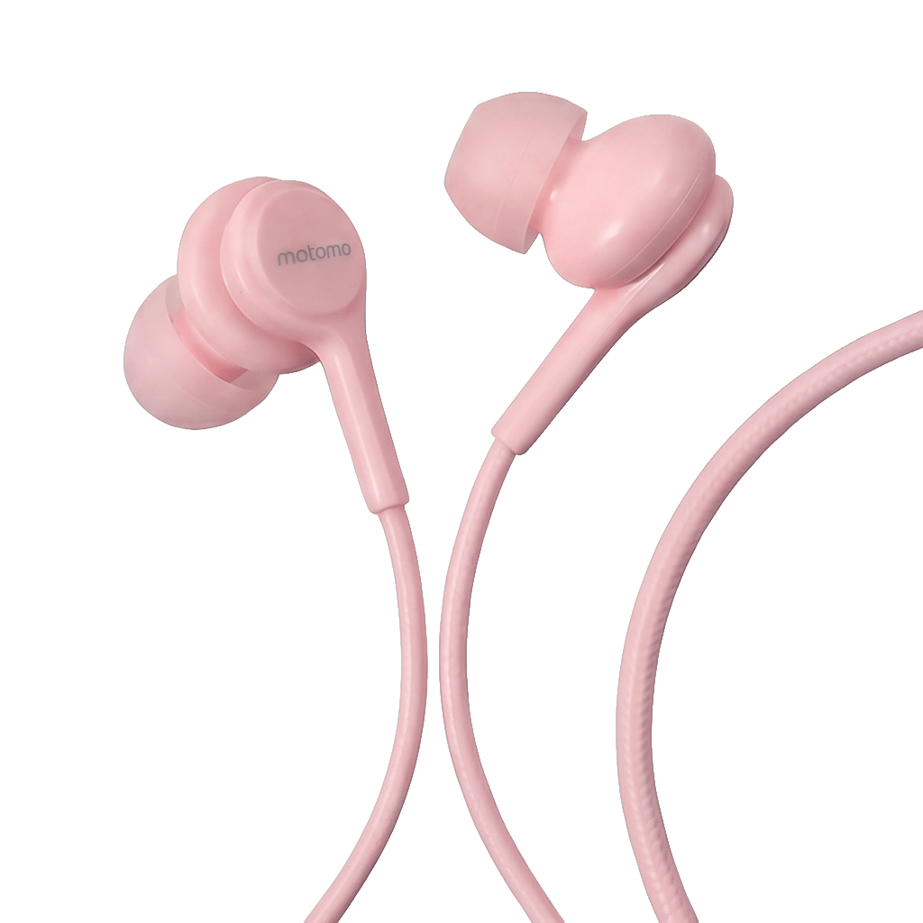 Audífono In-Ear Tipo-C Micrófono Trenzado Rosa3