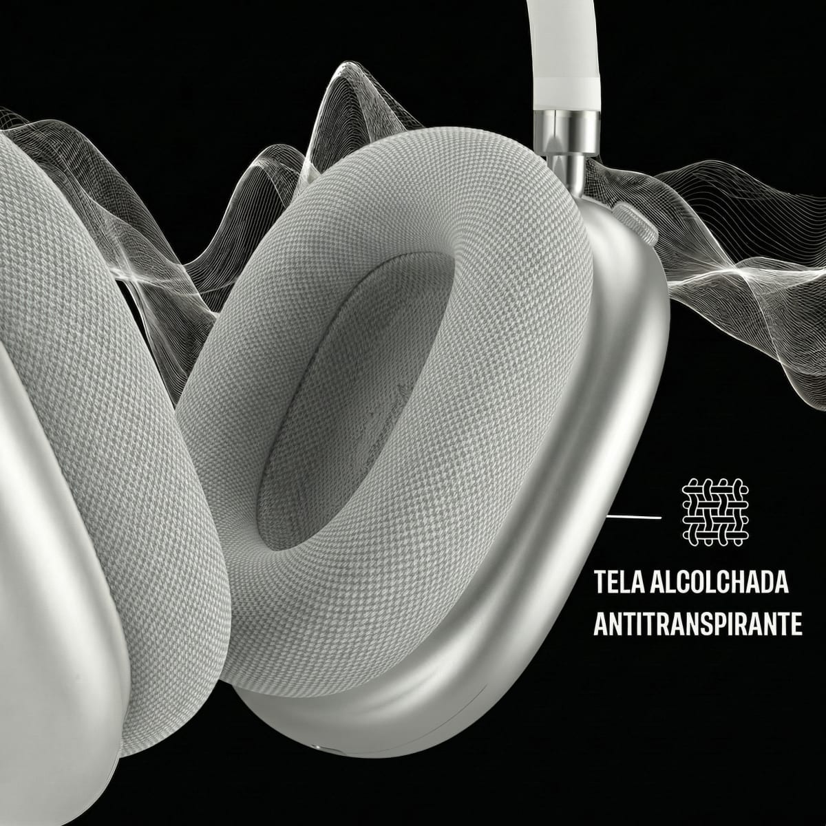 Audífono Bluetooth Inalámbrico Motomo MO-APMAX395 Plata4