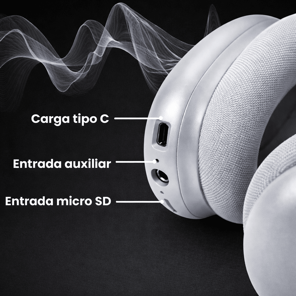 Audífono Bluetooth Inalámbrico Motomo MO-APMAX395 Plata5