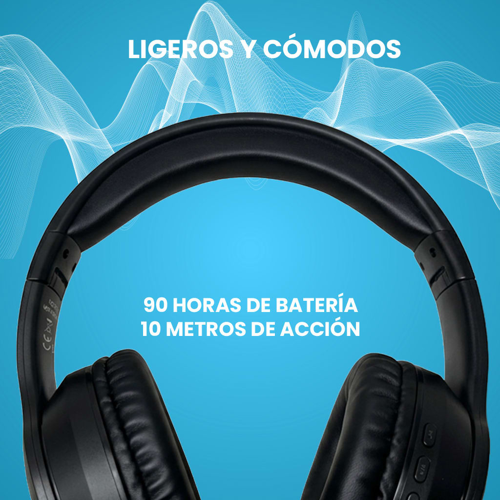 Audífono Bluetooth Inalámbrico Motomo MO-SONOR Negro HI-FI3