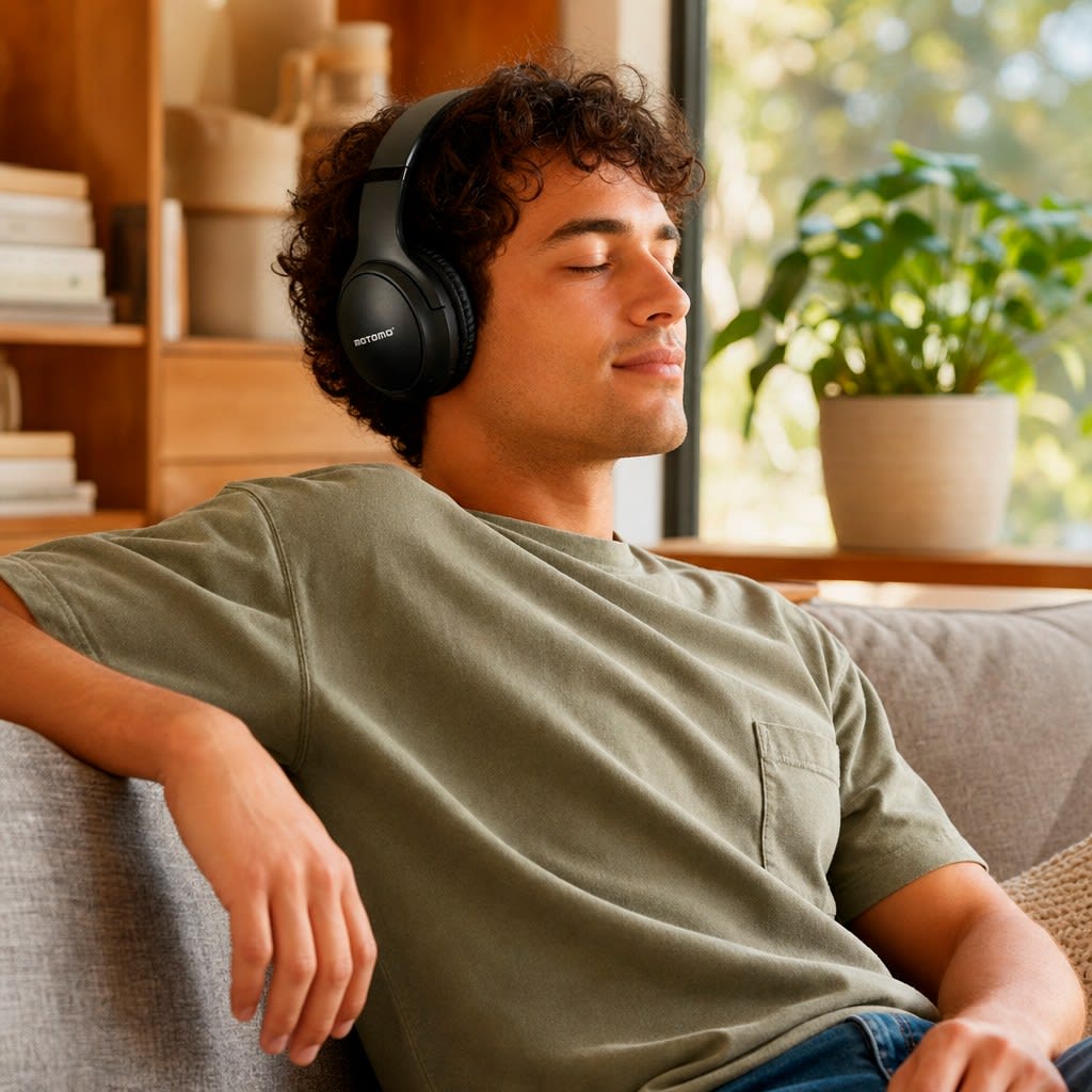 Audífonos Inalámbricos Mo-sutairu Bluetooth 6.0 Premium Negro5