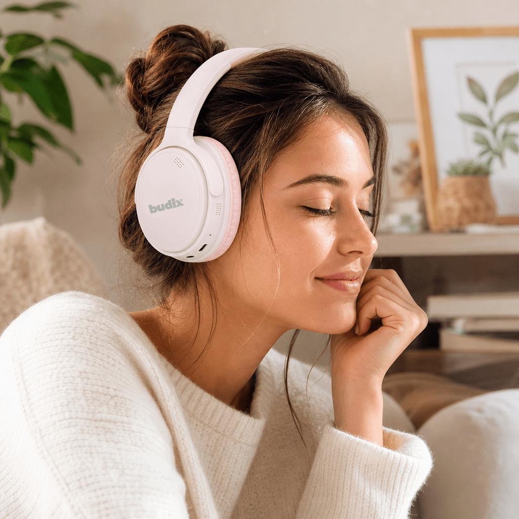 Headphone Budix Faren BT Color Rosa5