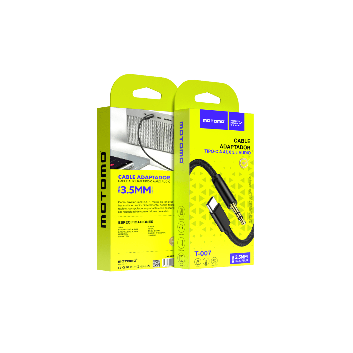 Cable Adaptador Tipo C a AUX 3.5mm5