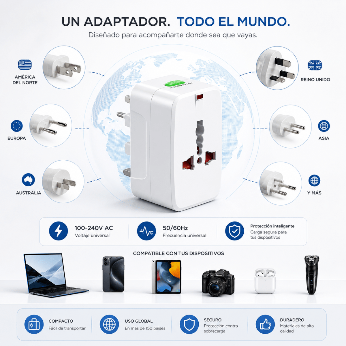 Enchufe Adaptador Universal de Corriente3