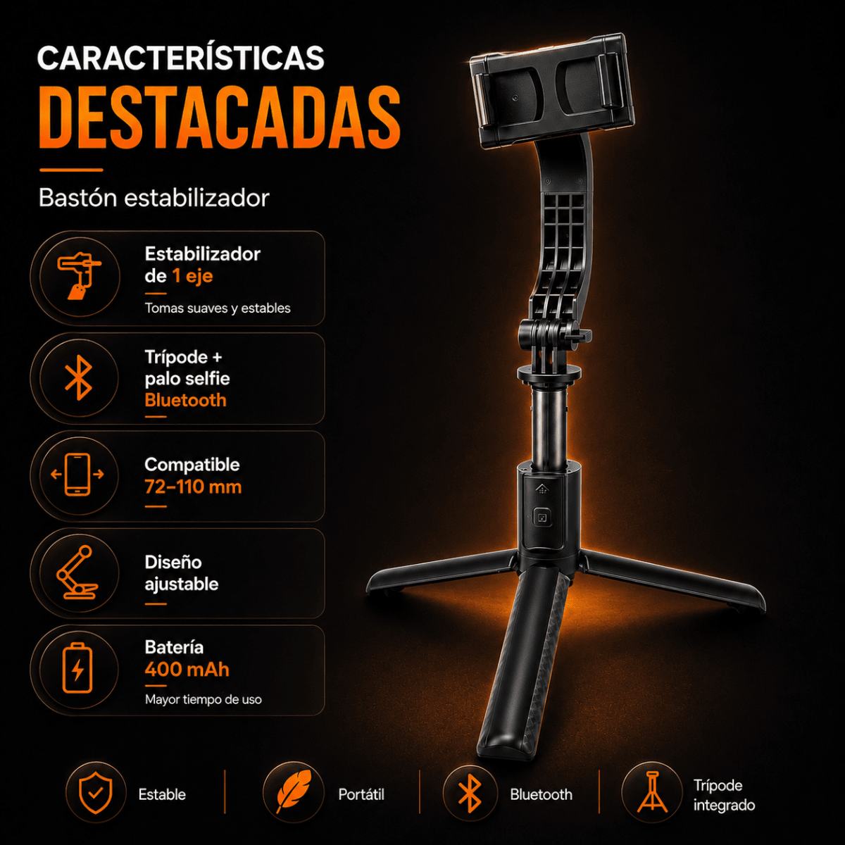 Baston Selfie Estabilizador C06H5