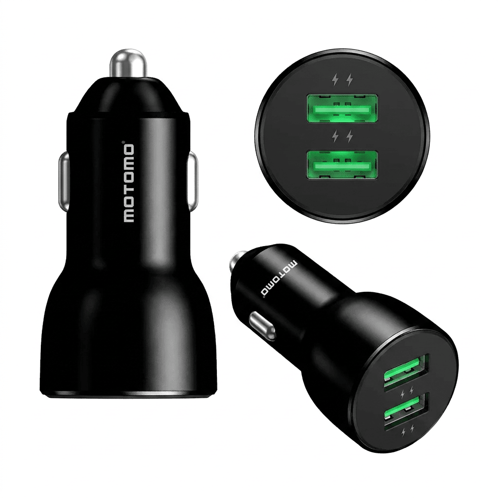 Cargador de Auto 299-1 ABS 2.4A NEGRO3