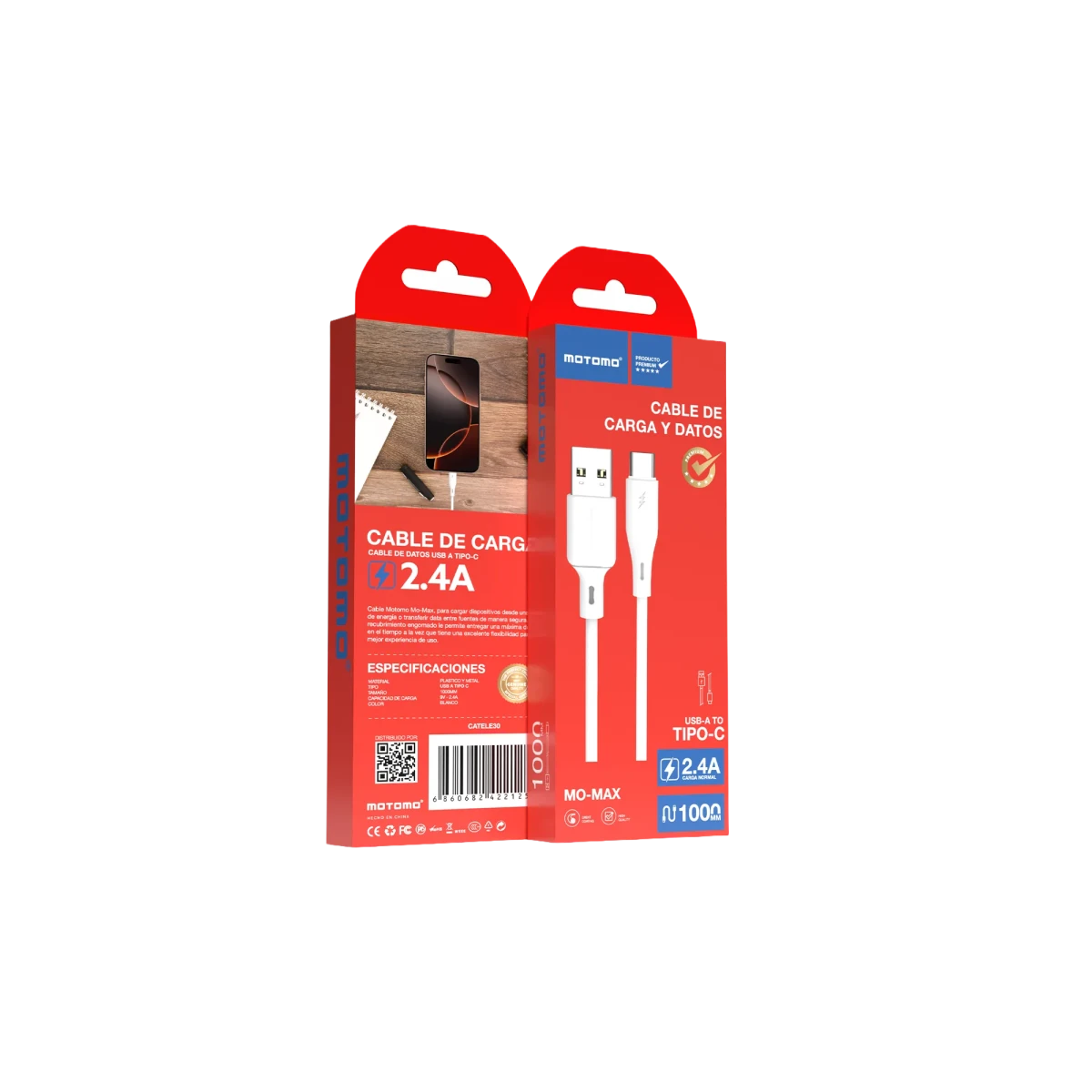 Kit Cable 6 en 1 60W Motomo L-197