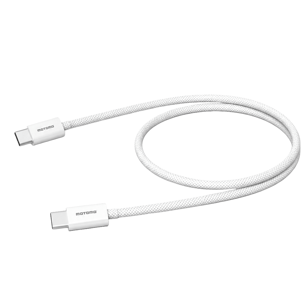 Cable PD-Max 60W Tipo C a Tipo C Trenzado Blanco3