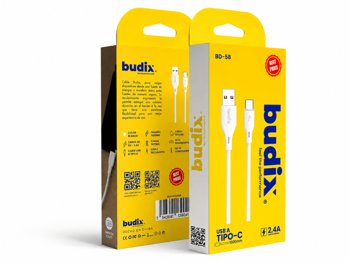 Cable Budix BD-58 USB-A a USB-C5
