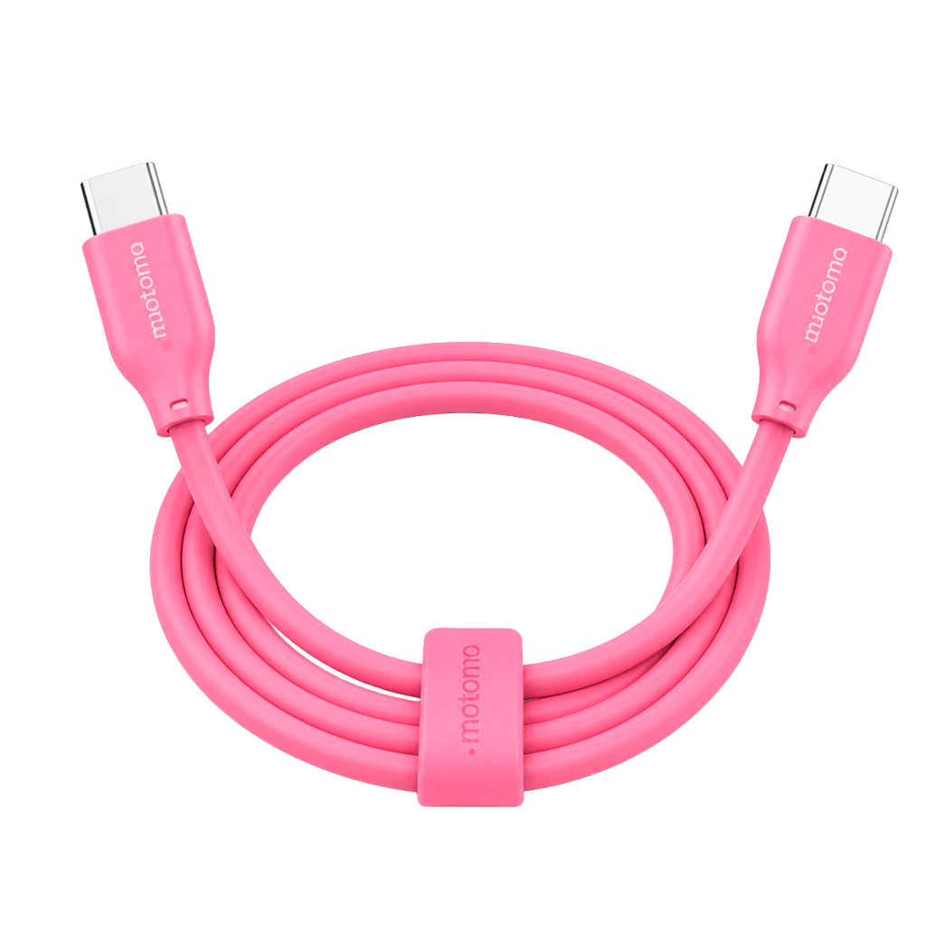 Cable Cargador Tipo C a Tipo C - 2.4A - 1 metro PDMAX-ROSE3