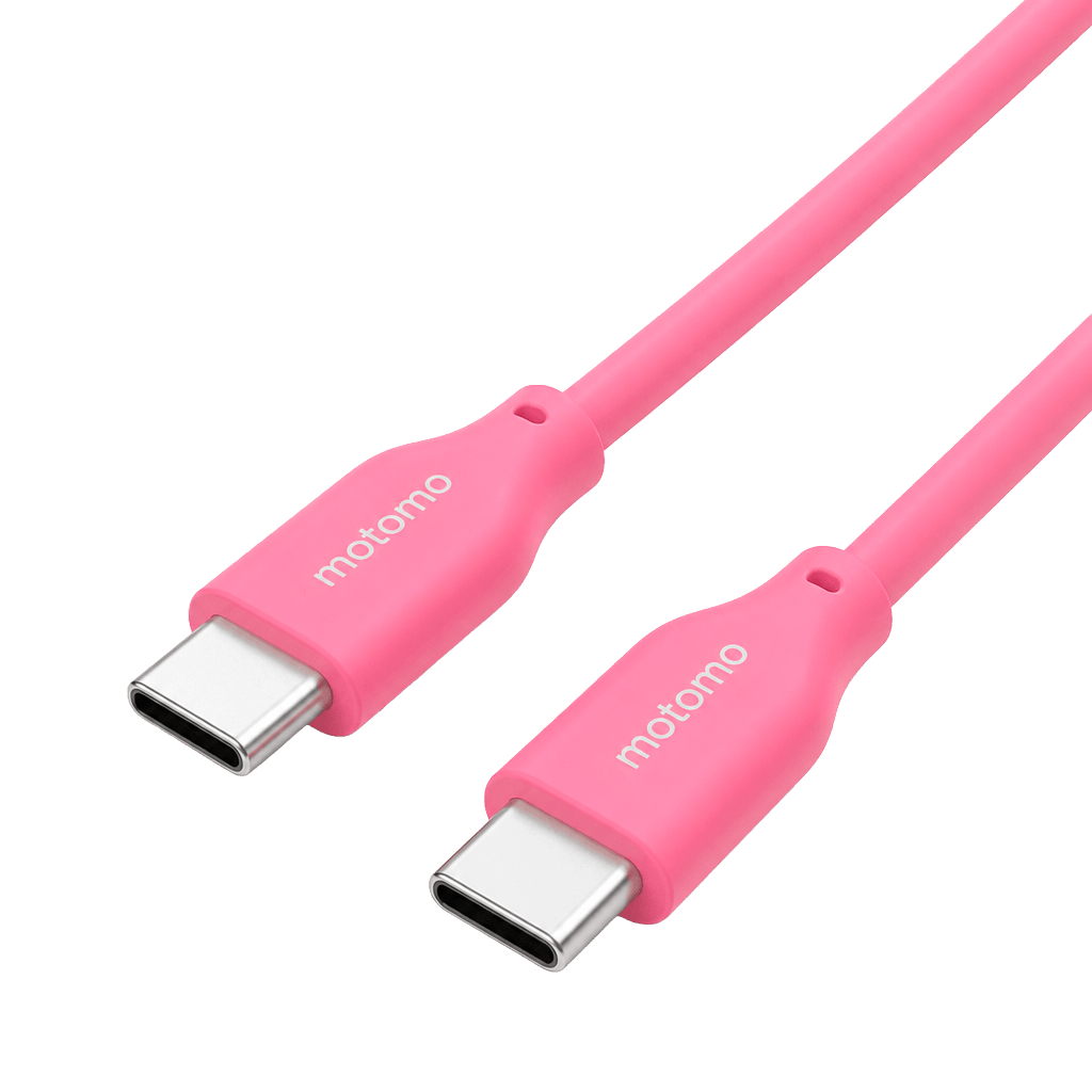 Cable Cargador Tipo C a Tipo C - 2.4A - 1 metro PDMAX-ROSE2
