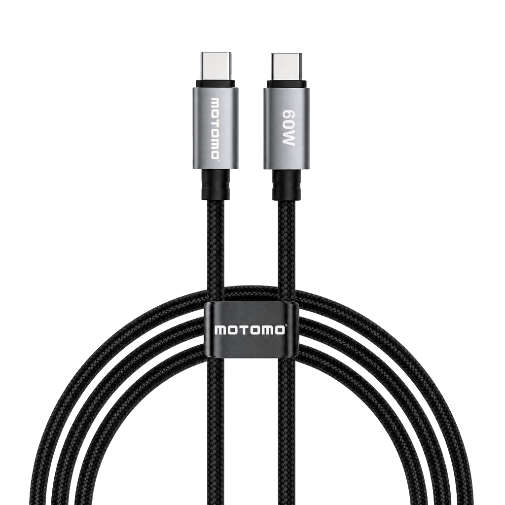 Cable Carga Rapida Trenzado Motomo PD-Ultra Resist 60W USB-C a USB-C1