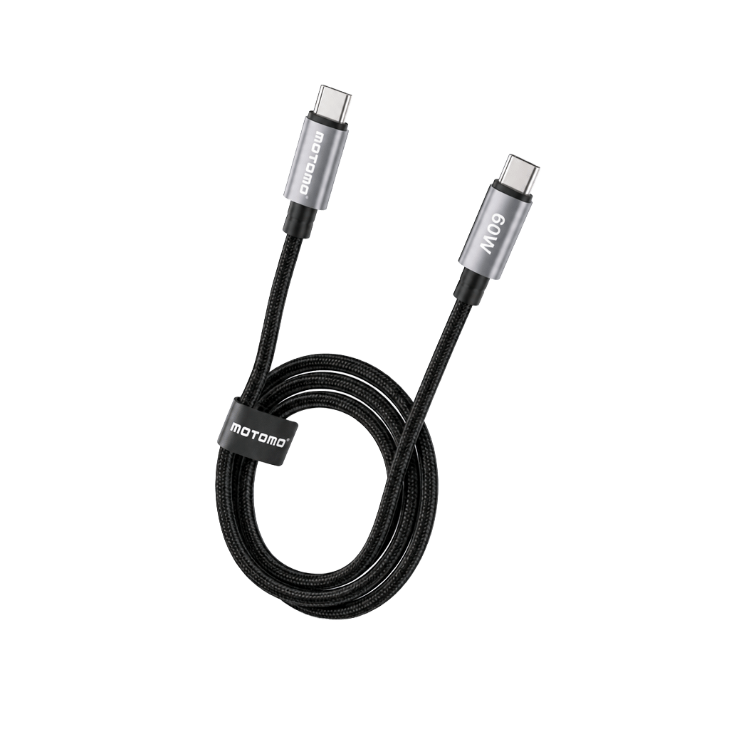 Cable Carga Rapida Trenzado Motomo PD-Ultra Resist 60W USB-C a USB-C2