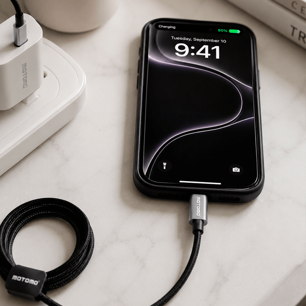 Cable Carga Rapida Trenzado Motomo PD-Ultra Resist 60W USB-C a USB-C4